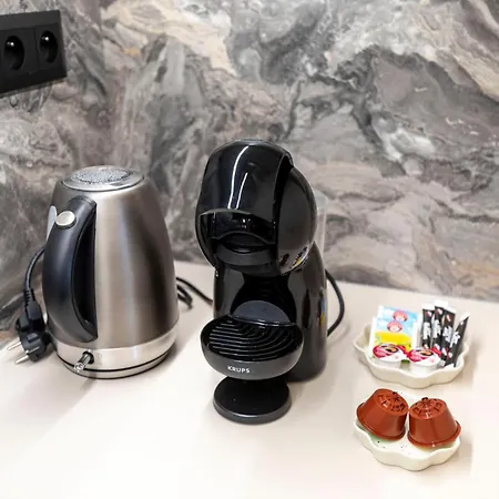 Lägenhet Alure Residences 9 & 24h Self Check-in, Private Parking In Front Of The Building Included, New Building, Terrace, The Building Has Its Own Park With A And Outdoor Fitness, Children's Playground, Center