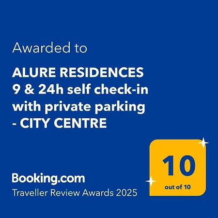Apartment Alure Residences 9 & 24h Self Check-in, Private Parking In Front Of The Building Included, New Building, Terrace, The Building Has Its Own Park With A And Outdoor Fitness, Children's Playground, Center *